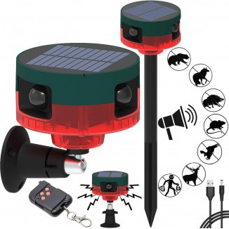 Solar Outdoor Motion Sensor Alarm,with Motion Detector Alarm