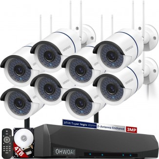 3MP Wireless Outdoor Security Camera System