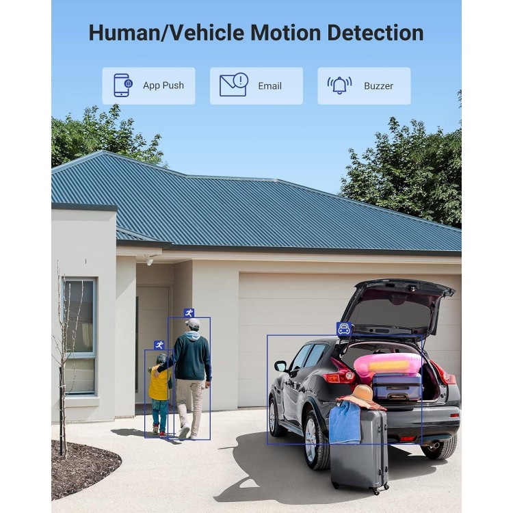 ANNKE 3K Lite Security Camera System with AI Human/Vehicle Detection