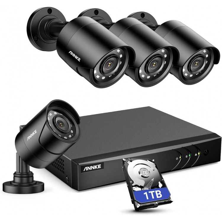 ANNKE 8CH H.265+ 3K Lite Surveillance Security Camera System