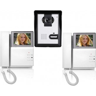 AMOCAM Wired Video Intercom Doorbell System,4.3 Inches