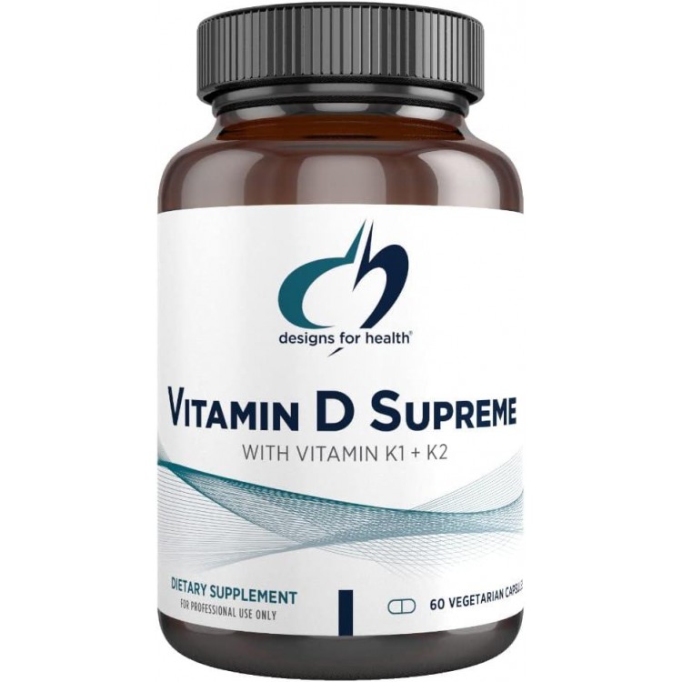 Designs For Health Vitamin D Supreme - Vitamin D 5000 IU With 2000mcg Vitamin K As MK4