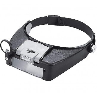 Hands-Free Magnifying Glass Headband - LED Loupe