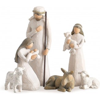 Sculpted Hand-Painted Nativity Figures,for a Cherished and Timeless Holiday
