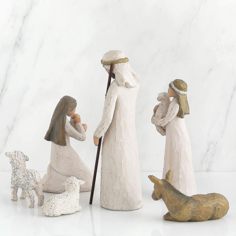 Sculpted Hand-Painted Nativity Figures,for a Cherished and Timeless Holiday