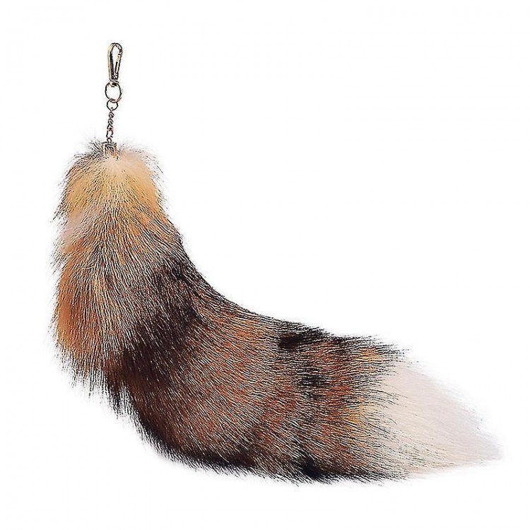 Fox Tail Pendant Approx,40 Cm Animal Tail Extra Large Key Chain Fur Bag Pendant