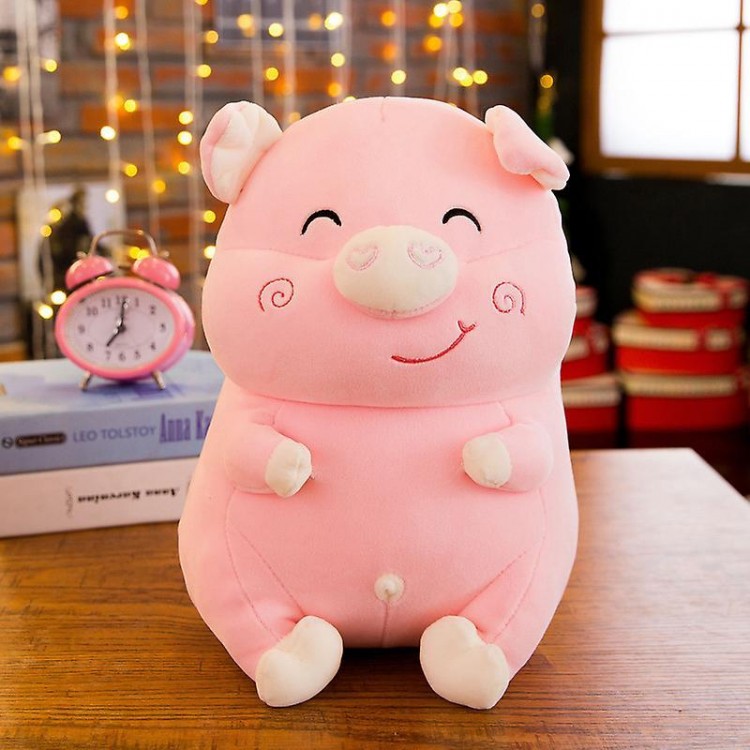 Pink Stuffed Animal Plush Pillow - Snuggly 14 Inches of Cuddly Joy!