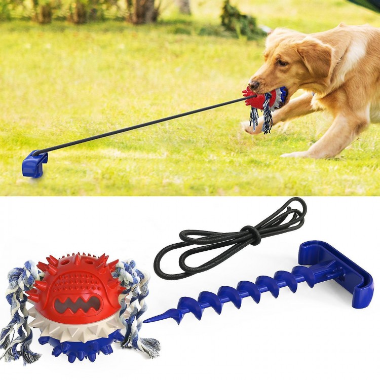 Outdoor Dog Pull Toy,For Aggressive Chewers Dog Training Indestructible