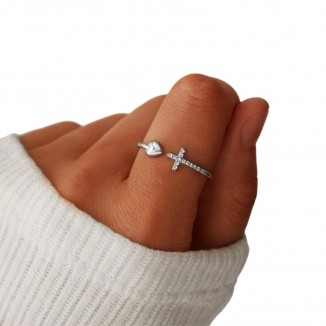 Embrace Self-Belief with Our Elegant Alloy Adjustable Ring