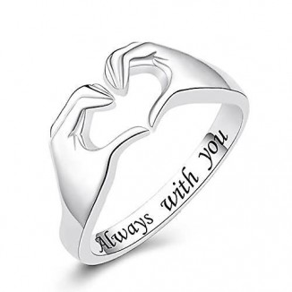 Heartfelt Embrace Rings - Symbolizing Unbreakable Bonds of Love