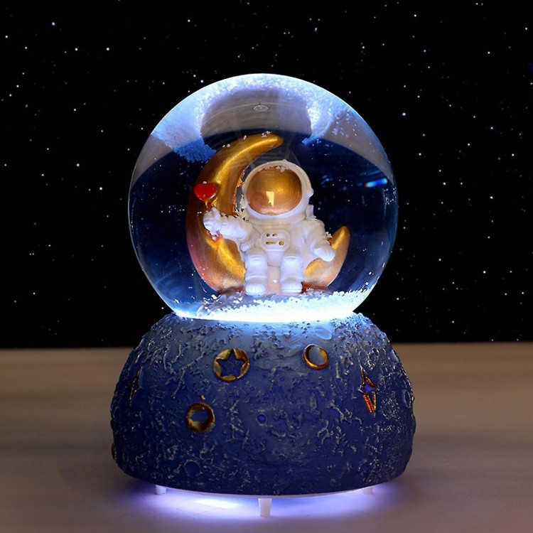 Lovely Liquid Astronaut Crystal Ball