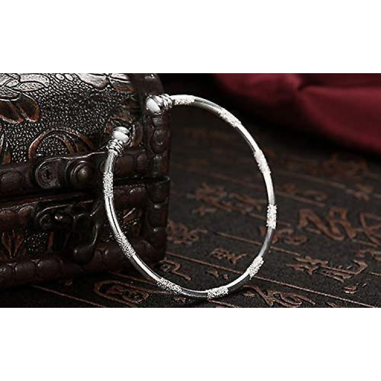 Elegant 925 Sterling Silver Plated Classic Fashion Bangle Bracelet