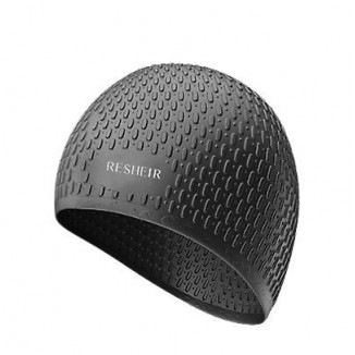 Anti-Slip Silicone Swimming Caps,Waterproof Bathing Cap for a Secure