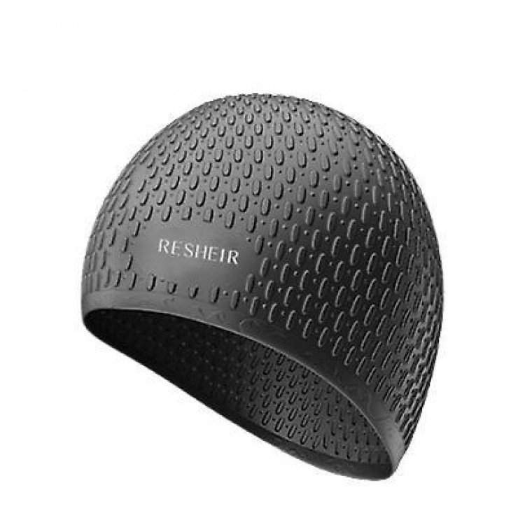 Anti-Slip Silicone Swimming Caps,Waterproof Bathing Cap for a Secure