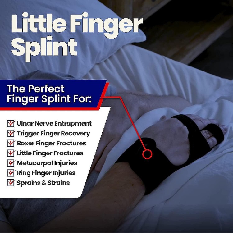 Metacarpal Left - Small/med Finger Splint Hand Brace  Pinky Finger Splint