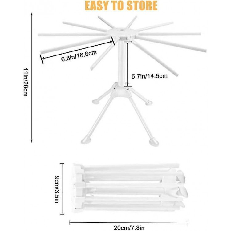 Foldable Milling Dough Dryer with 10 Portable Bars – Easy Storage and Quick Set