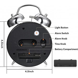 Loud Alarm Clock For Heavy Sleepers Adults