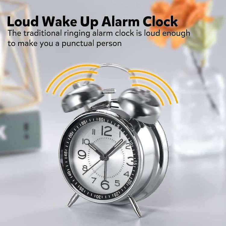 Loud Alarm Clock For Heavy Sleepers Adults