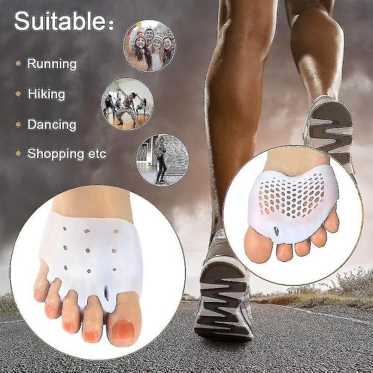 Gel Metatarsal Pads 6pcs, Ball Of Foot Cushions