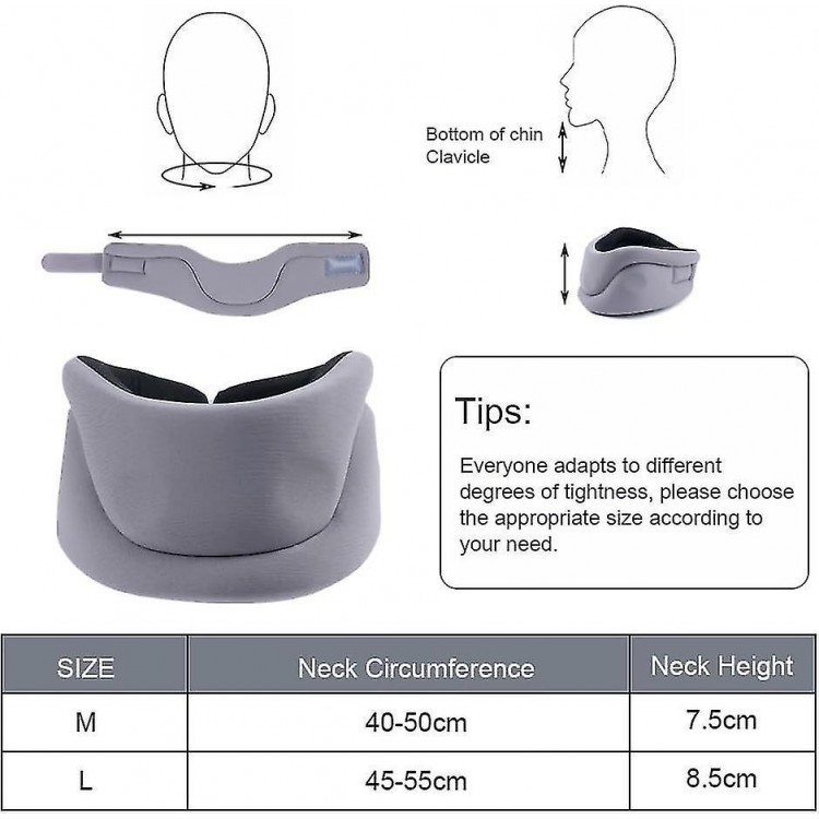 Neck Brace for Sleeping-Cervical Collar to Relieve Neck Pain