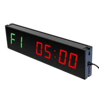 Large Gym Timer Clock: A Gym Stopwatch with Count Down/Up Functionality