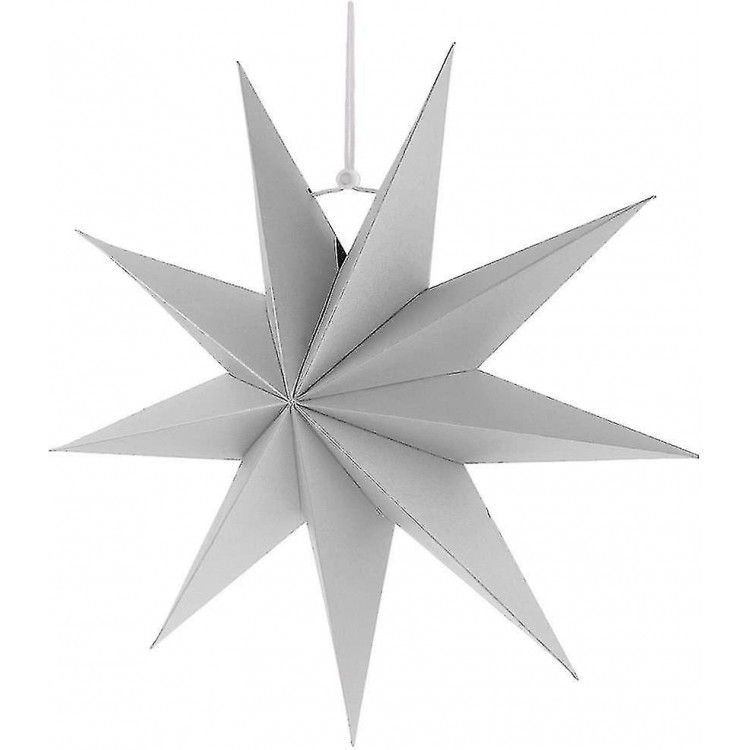 Folding Stars, 30 Cm 9 Points Poinsettia Paper Star Set