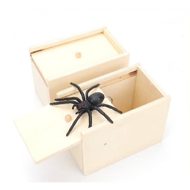 Fun Spider Money Surprise Box - Handcrafted Rubber Spider Prank Box