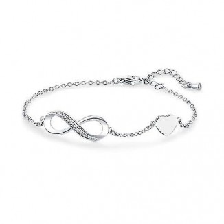 Dainty Infinity Love Bracelet for Women and Girls
