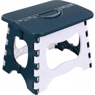 Folding Ladder – Lightweight, Non-Slip Folding Stool with Handle