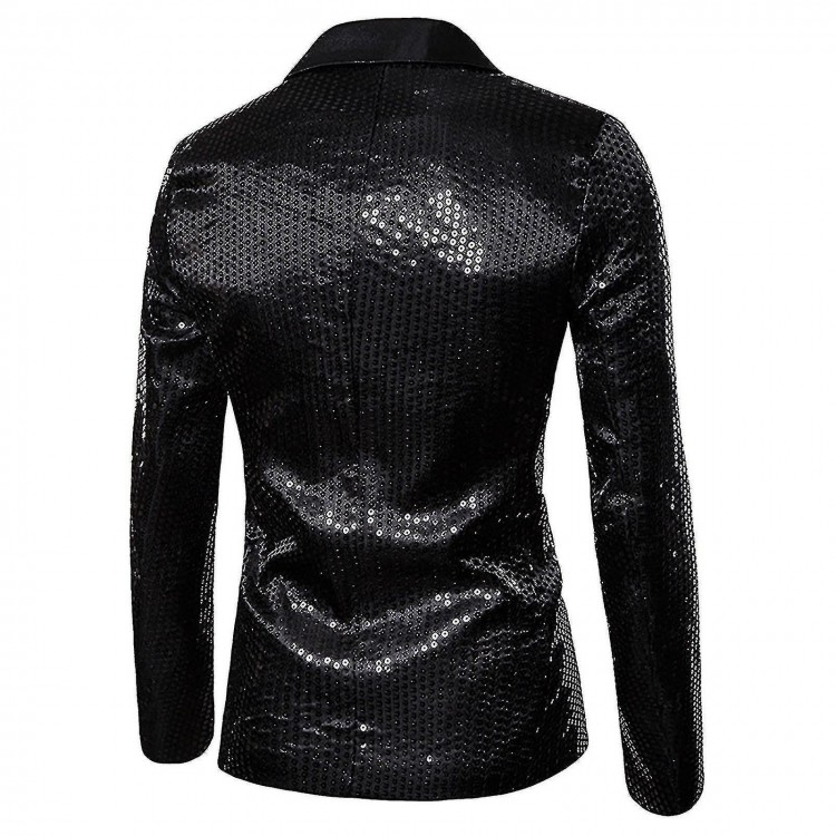 Men's Autumn and Winter Fashion Personality Sequins Casual Suit Jacket