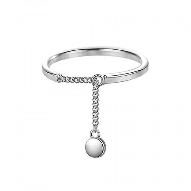 Dangling Ball Stacking Rings with Flash Diamond, Multi-Layer Design