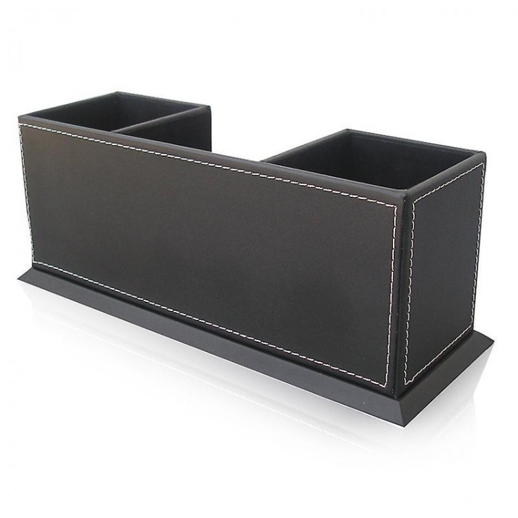 Leather Cute Pen Organizer-Pencil Holder,Pen Cup/Stand/Tray/Container