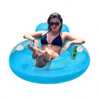 Inflatable Pool Lounger Float - Air Sofa Floating Chair Bed with Handles