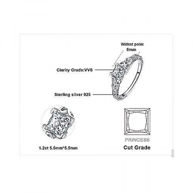 Timeless Celtic Knot Engagement Rings:Stainless steel with Cubic Zirconia