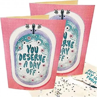 Joker Greeting Prank Card (sequin + Sound), Mother's Day Card