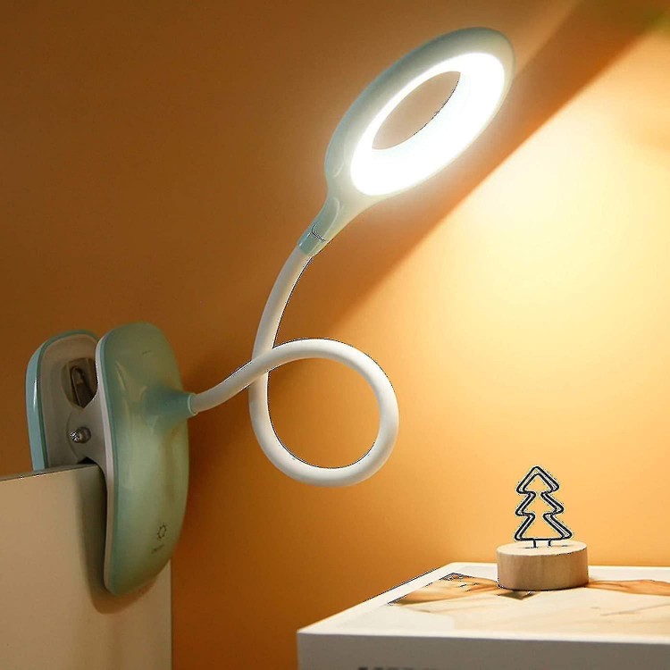 LED Clip-on Reading Lamp - Gentle on the Eyes, Perfect for Any Table