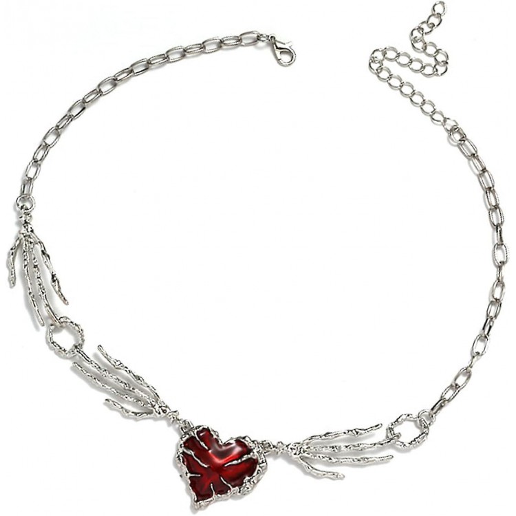 Red Heart Pendant Necklace - Stylish Jewelry for Women and Teens