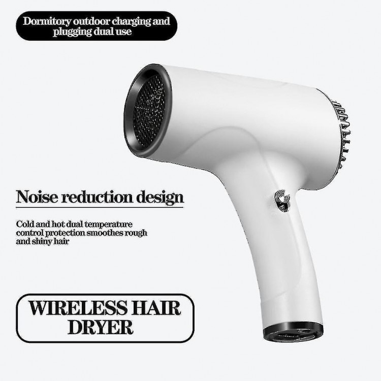 Wireless Portable Hot And Cold Wind Hair Dryer From Chuai Du