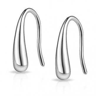 Elegant Sterling Silver Teardrop Earrings - A Timeless and Versatile Choice