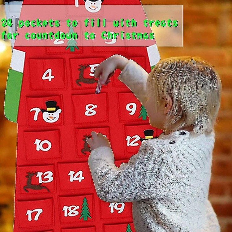 Diy Kids' Advent Calendar, Fillable Fabric Advent Calendar