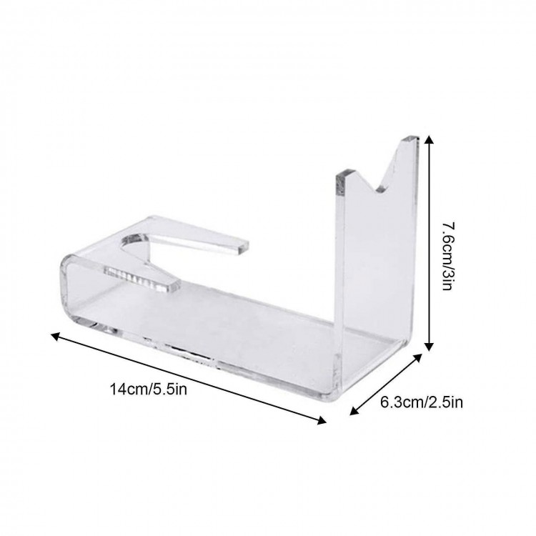 Pistol Display Stand-2 Pack Acrylic Display Stand for Toy Pistols.Clear Display Rack Holder