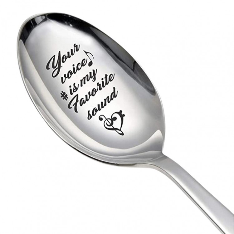 Coffee Spoon Engraved Easy Cleaning Utensils