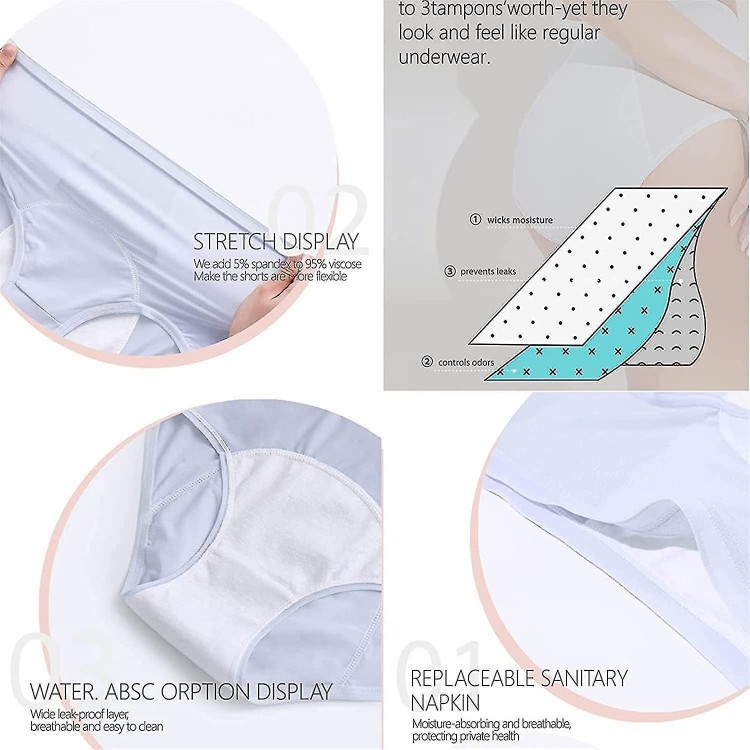 Ever Dries Leakproof Underwear - Leakproof High Waisted Panties