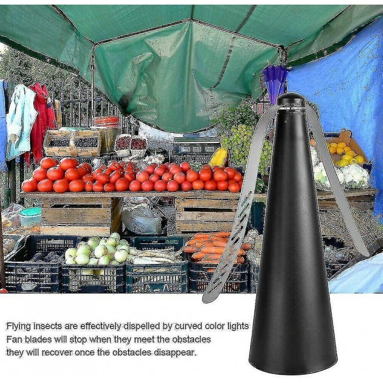 2-Piece Fly and Mosquito Repellent Insect Fans