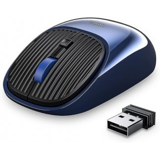 Silent Wireless Mouse With Usb Receiver 2.4g 2400dpi Ergonomic Power Cord