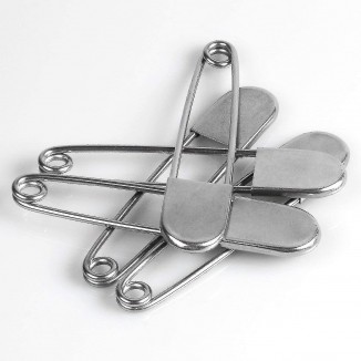 12.8cm Large Safety Pins Pack of 10 – for Ultimate Versatility