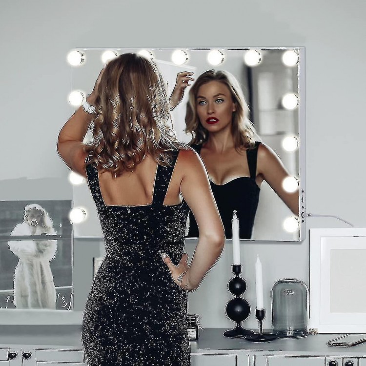 USB Hollywood Makeup Mirror with 10 Light Bulbs