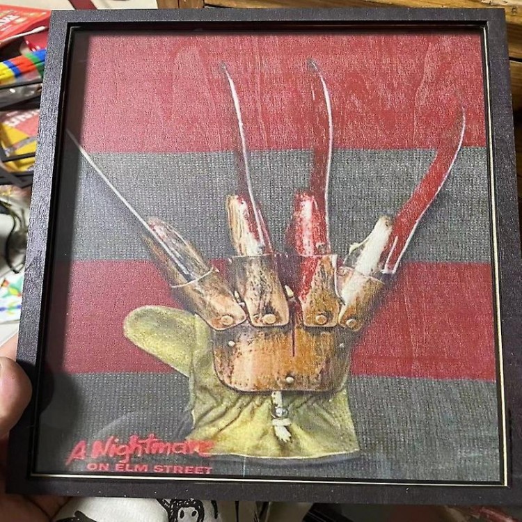 Nightmare Nostalgia: Freddy Krueger Glove and Sweater Display