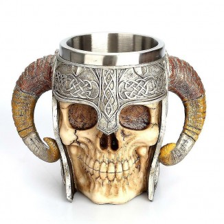 3D Stainless Steel Skull Cup –Embrace Your Bold and Edgy Side