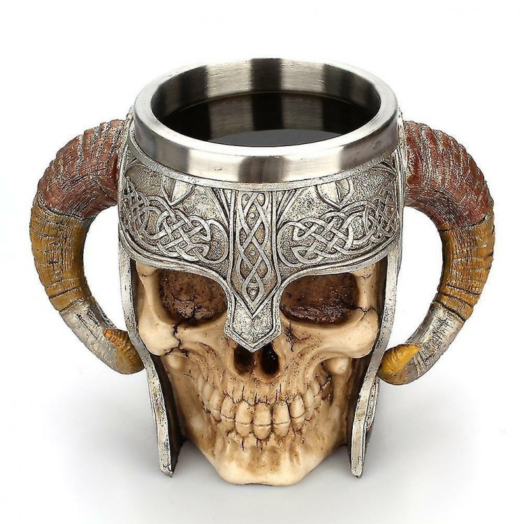 3D Stainless Steel Skull Cup –Embrace Your Bold and Edgy Side